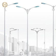 Galvanized Lamp Post Steel Galvanized Street Lighting Pole